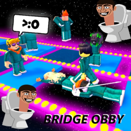 Impossible Glass Bridge Obby (SKIBIDI TOILET)