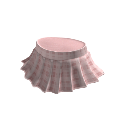 Mini Skirt Pink Plaid Roblox