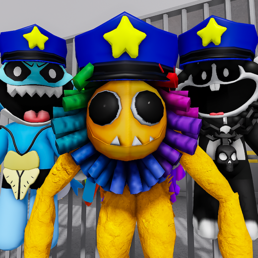 POPPY POLICE FAMILY PRISON RUN ESCAPE! (Obby) official Roblox game thumbnail