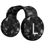 ✅ Black Sparkle Time Headphones