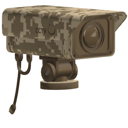 CCTV Camera on Head - Camoflauge Camo
