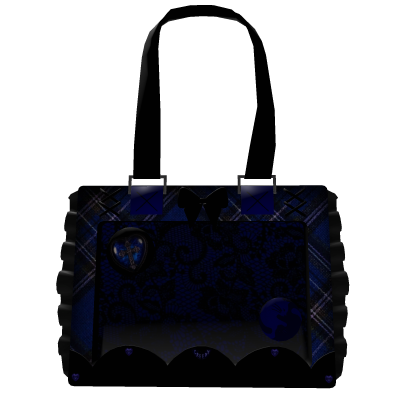 Blue Gothic Plaid Ita Bag