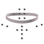 pink emo goth choker chest piercings