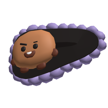 Brown Cookie Hair Clips Roblox item