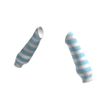 Blue & White Arm Warmers