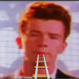 Cart Ride into Rick Astley FOR ADMIN!