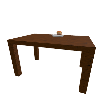 Table With Burger