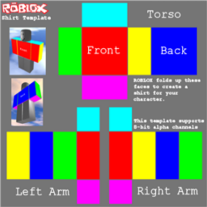 roblox t-shirt template Roblox decal