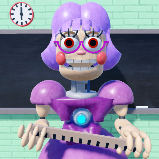 Escape Miss Ani-Tron's Detention! (SCARY OBBY) official Roblox game thumbnail