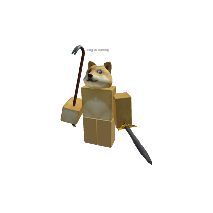 Dog R6 With Crowbar and Sword Mesh
