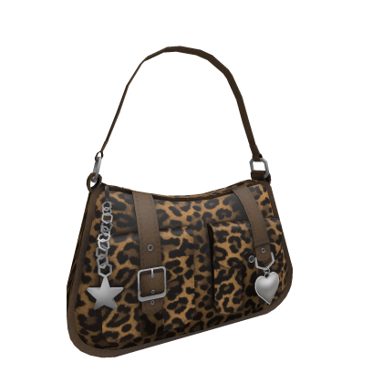 Cheetah Purse w/ Charms