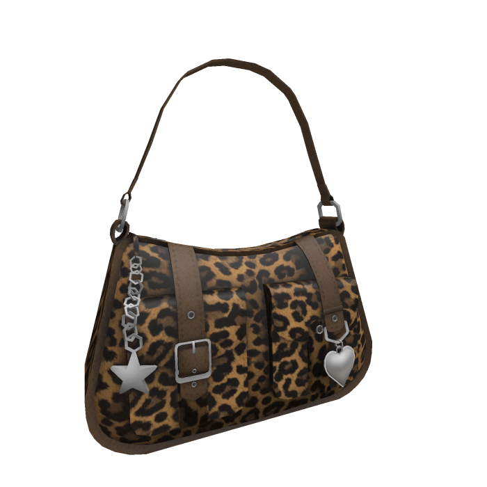 Cheetah Purse w/ Charms