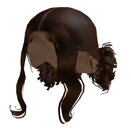 Cute Low Buns in Brown Roblox item thumbnail