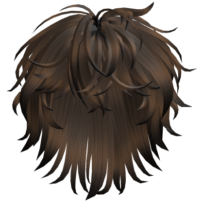 Tousled Layered Shag Hair - Brown