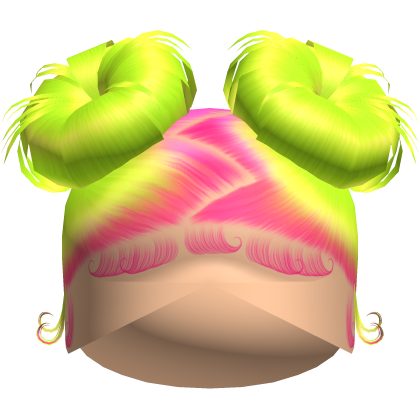 Doll Zig-Zag Part Double Buns (Scene)