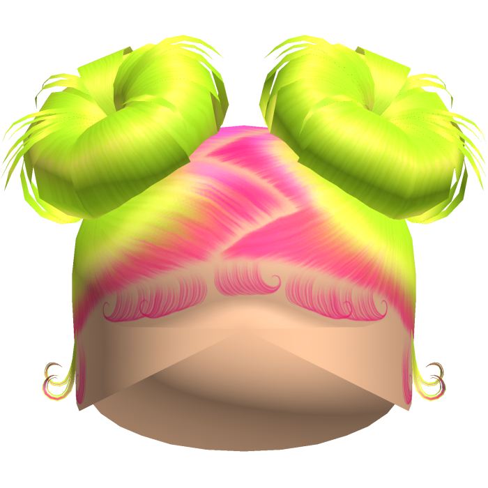 Doll Zig-Zag Part Double Buns (Scene)