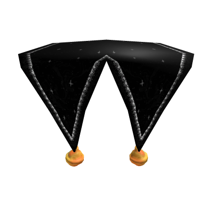 1.0 ♠ Royal jester mantle collar ♠ Black thumbnail