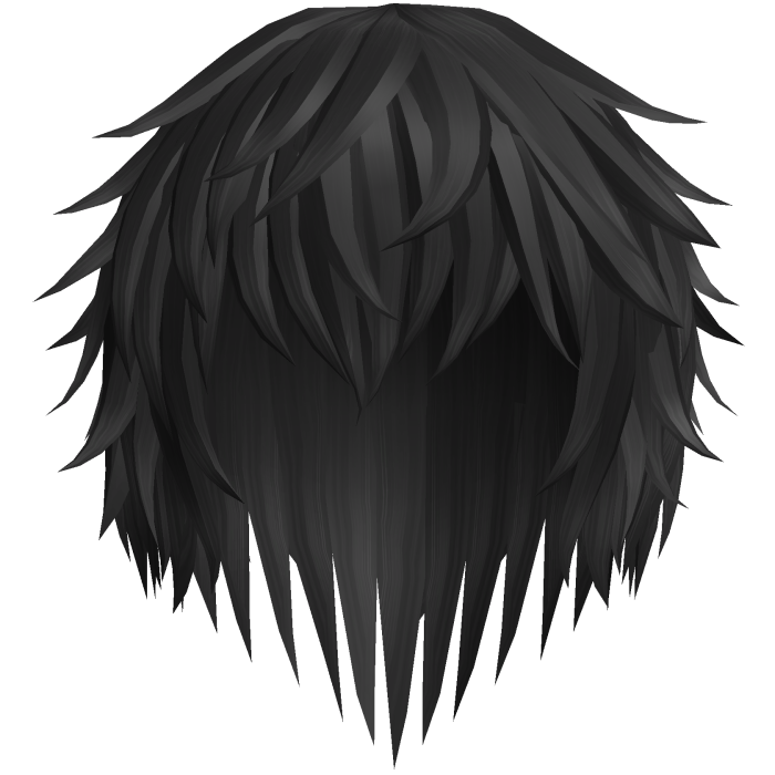 Black Vkei Emo Scene Hair