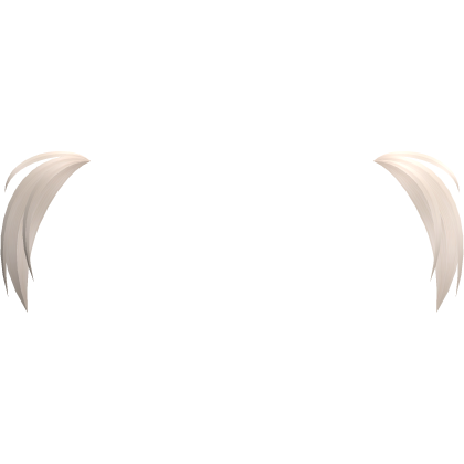 ♱ ┊ baby beige blonde mini pigtails hair extension Roblox item