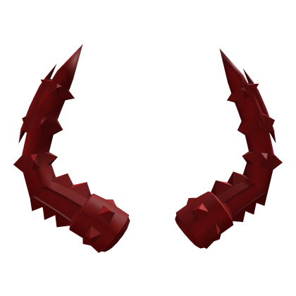 Red Spiked Despair Horns