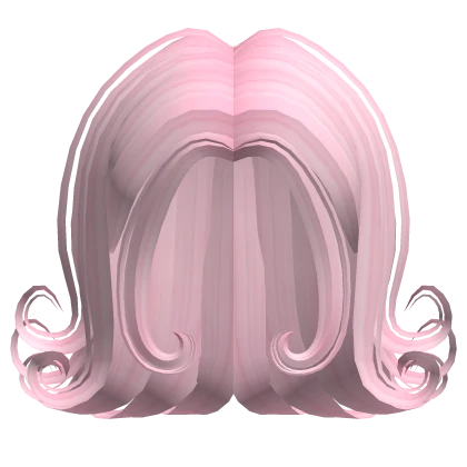 ♡ mystic angel swirly hair (pink) Roblox item thumbnail