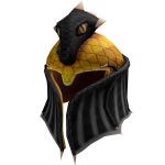 Golden Helmet of the Black Dragon Guardian