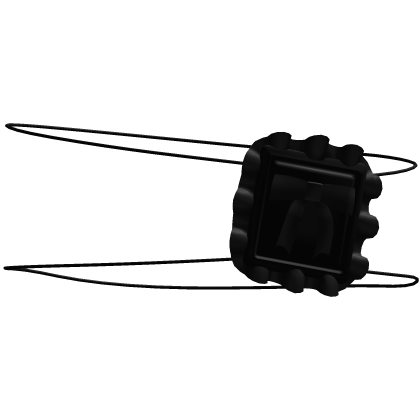 ☆ Gothic Ruffled Eyepatch Black
