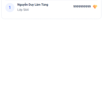 thelegend21hoang's Place Number: 3