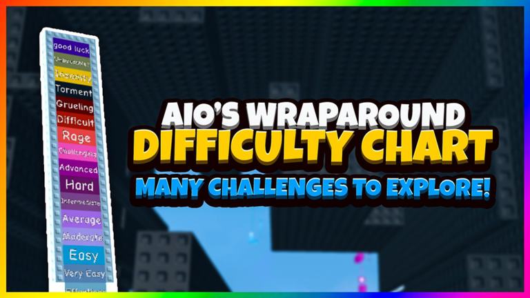 [sale] Aio’s Wraparound Difficulty Chart Obby screenshot 1