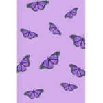 Purple flower and crystal
