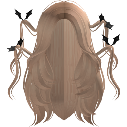 Long Halloween Bat Hair (Blonde) Roblox item