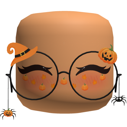 Halloween Cute Face W Glasses Roblox item