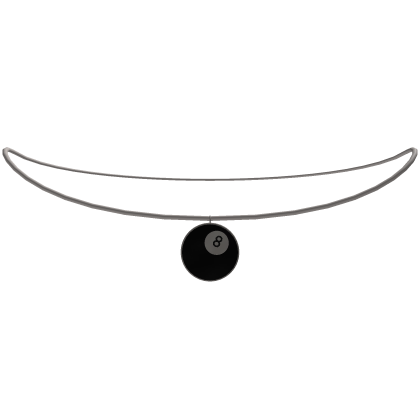 Luck 8 Ball Necklace - Silver [1.0]