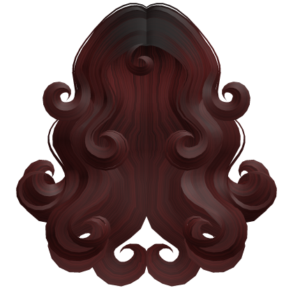 Mermaid Siren Swirls Dark Red