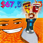 [🧀] Survive LAVA for Brainrots!