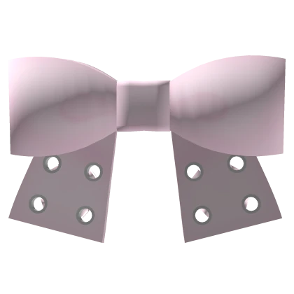 ꒰┊baby pink bow with rings Roblox item thumbnail