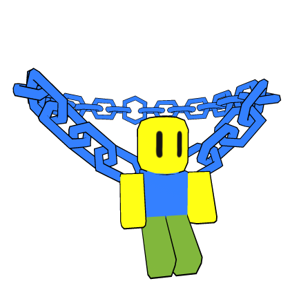 Blue Noob Chain Roblox item