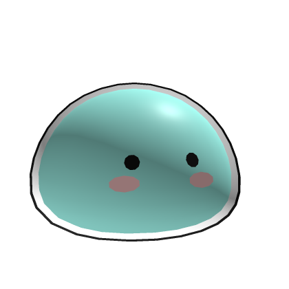 Bouncing slime (anime style)