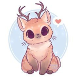 cute deer foxes