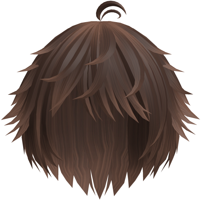 Brown Cute Messy Kawaii Anime Boy Hair