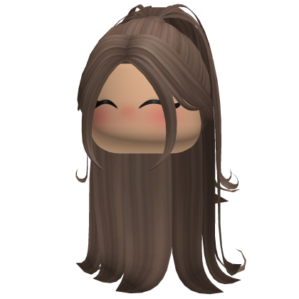 Long Baddie Layered Pony Girl Hair (Brown) thumbnail