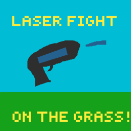 laser fight on the grass simulate. 🥶