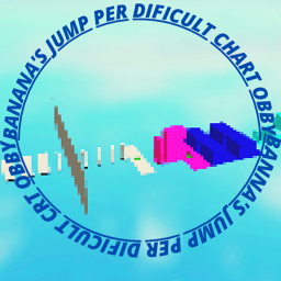 Banana's Jump per dificult chart obby