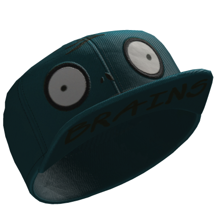 Blue Zombie Tilted Fitted Cap Roblox item