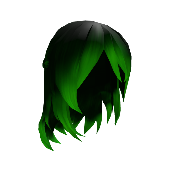 ☣️Black&Green Braid Goth Emo Hair 
