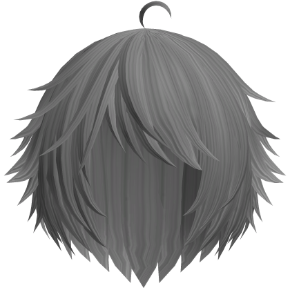 Gray Cute Kawaii Emo Anime Tuft Hair Roblox item