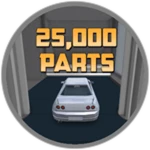 25,000 Parts
