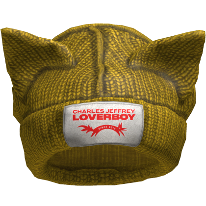 Yellow Bunny Ears Beanie