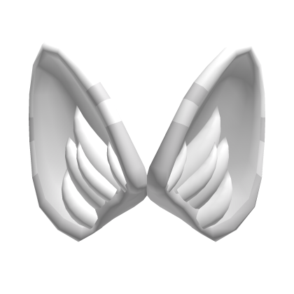 Gray & White Striped Kemono Ears Roblox item
