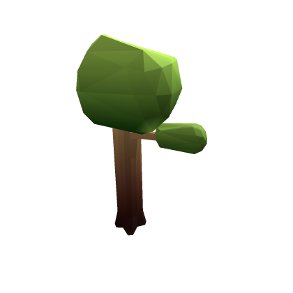 low poly tree